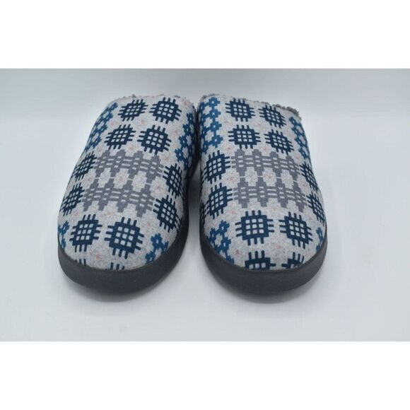Toms Mens 13 Harbor Frost Grey Snowdon Repreve Two Tone Felt Slip On Slippers main image 11